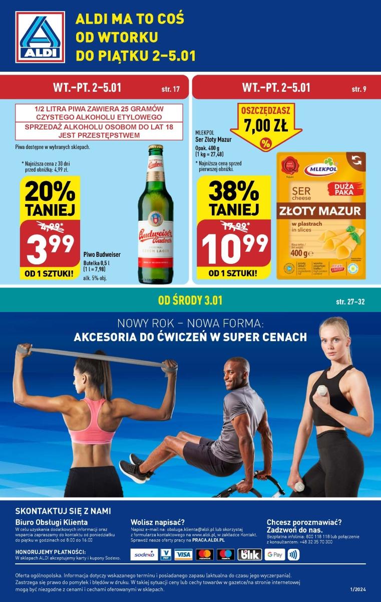 Gazetka promocyjna i reklamowa ALDI, "Aldi katalog 2.01", od 02/01/2024