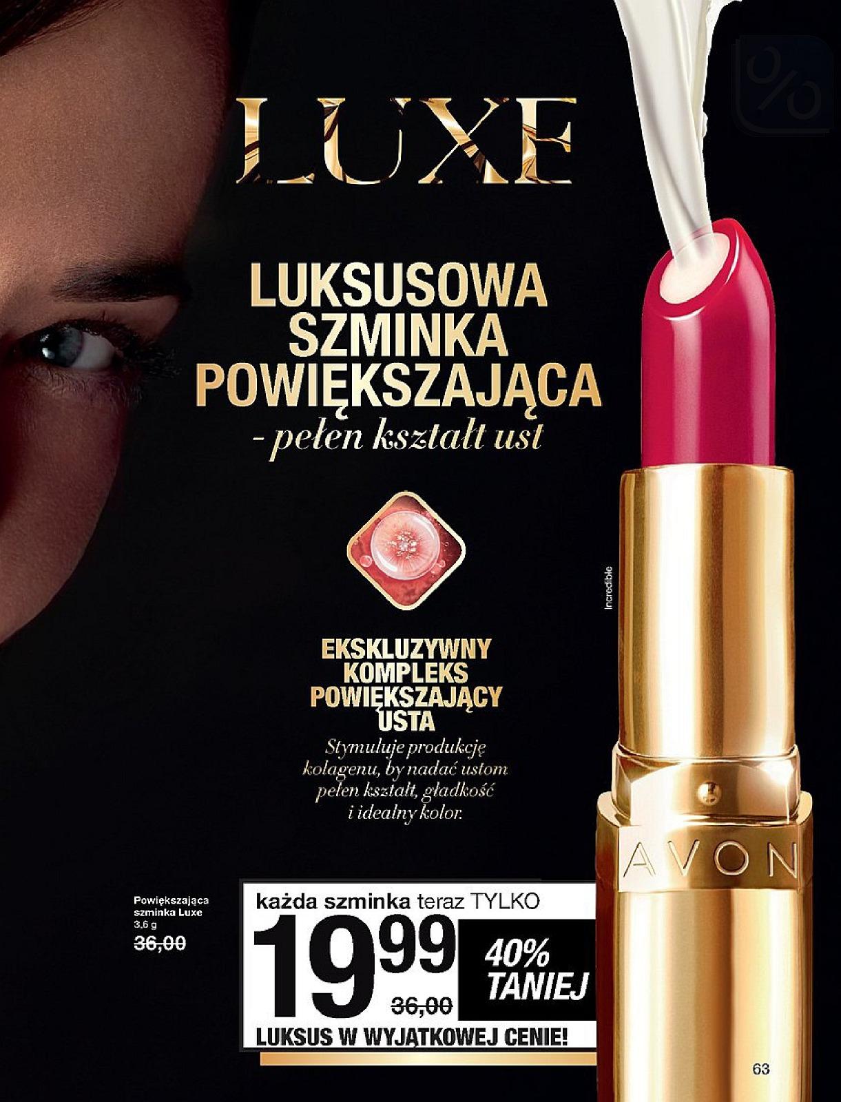 Gazetka promocyjna Avon do 23/05/2018 str.63