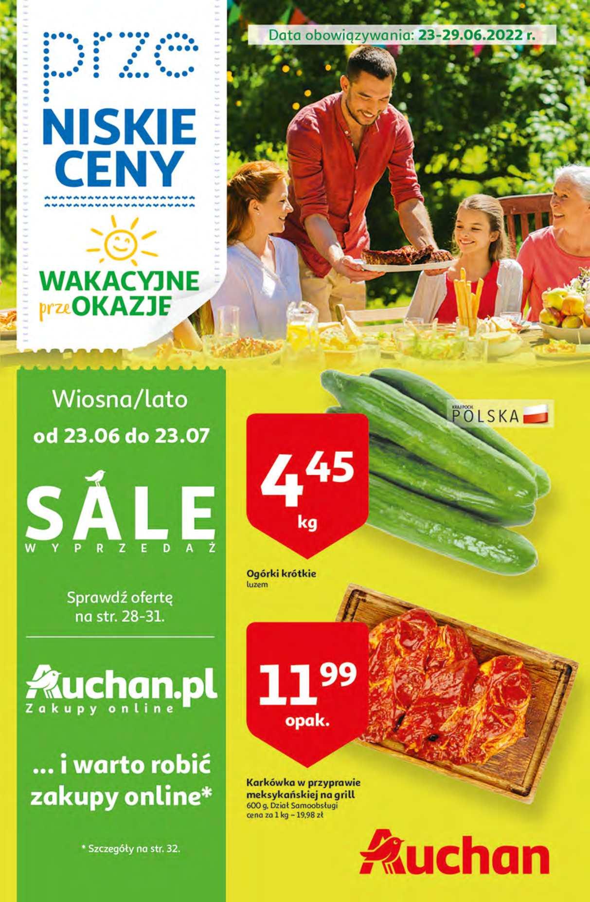 Gazetka promocyjna Auchan do 29/06/2022 str.1