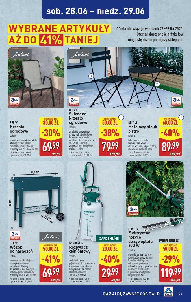 Gazetka promocyjna ALDI do 29/06/2025 str.33