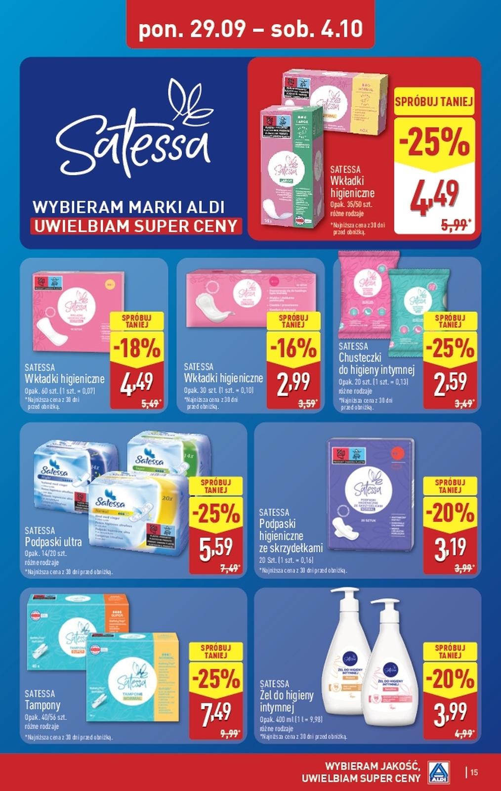 Gazetka promocyjna ALDI do 04/10/2025 str.15