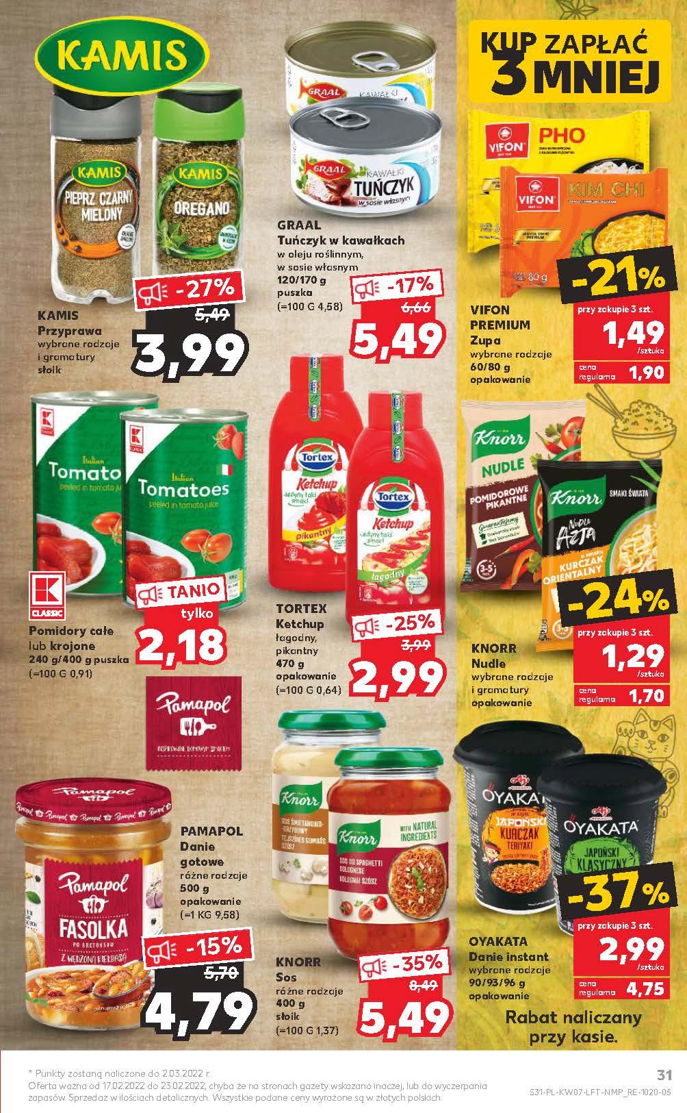 Gazetka promocyjna Kaufland do 23/02/2022 str.31