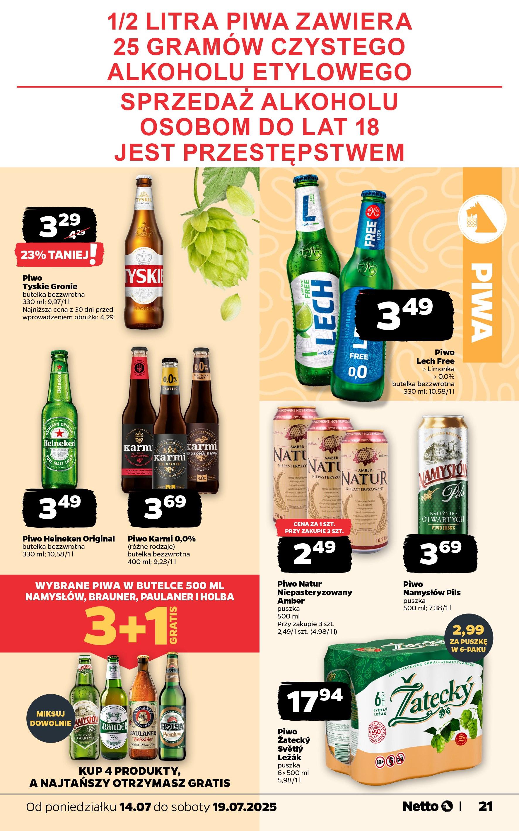 Gazetka promocyjna Netto do 19/07/2025 str.21