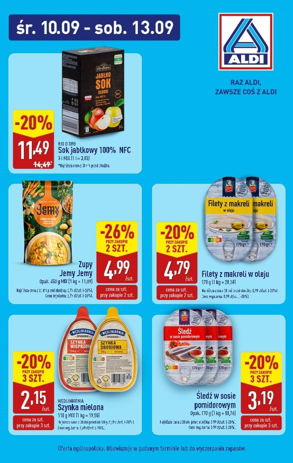 Gazetka promocyjna ALDI do 13/09/2025 str.1