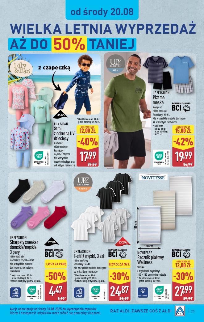 Gazetka promocyjna ALDI do 23/08/2025 str.25