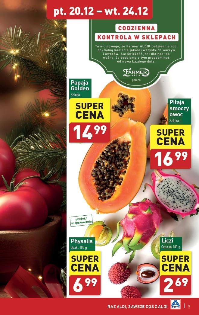 Gazetka promocyjna ALDI do 22/12/2024 str.5