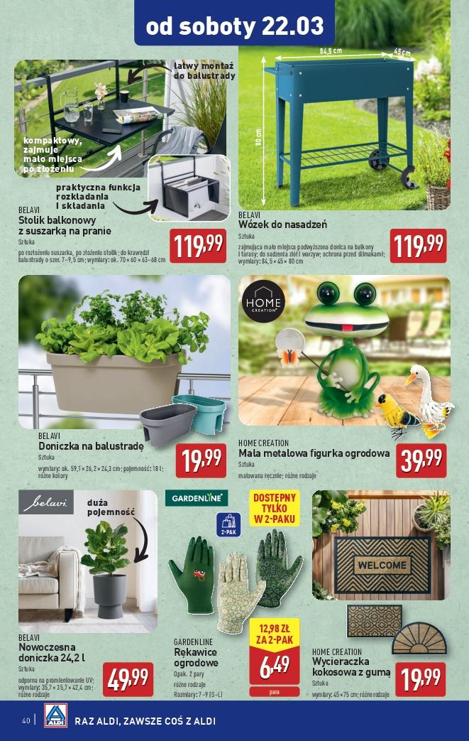 Gazetka promocyjna ALDI do 22/03/2025 str.40