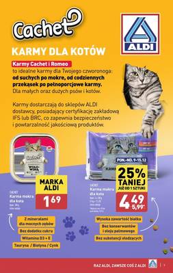 Aldi karma dla kotów