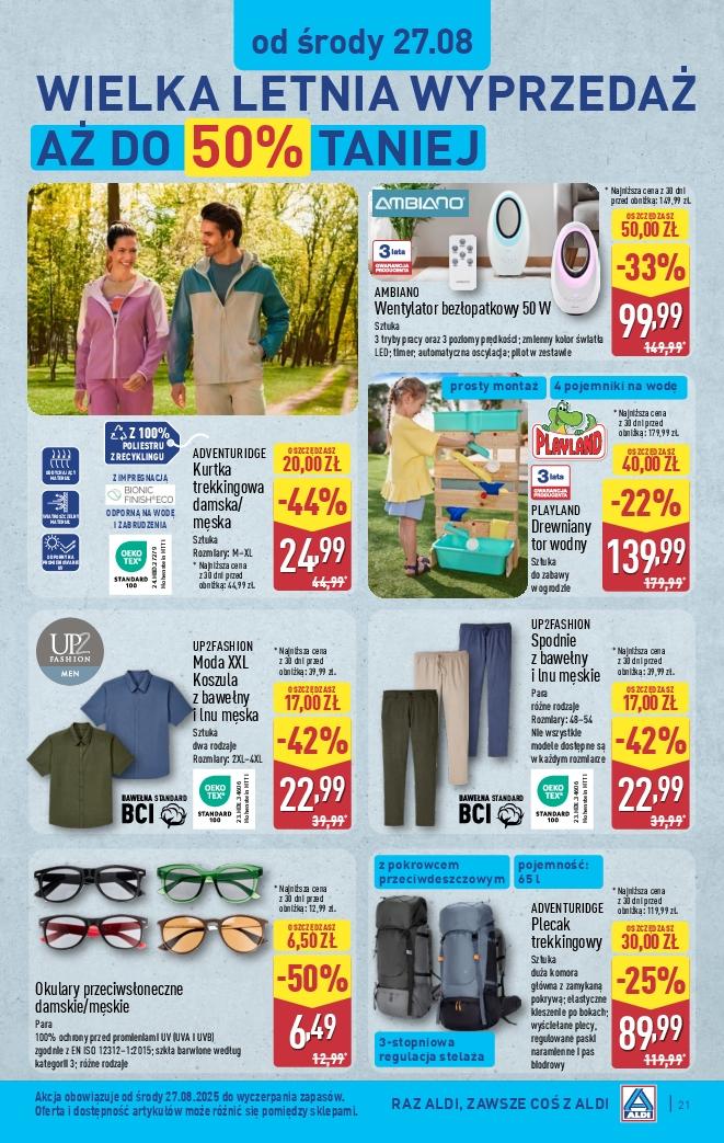 Gazetka promocyjna ALDI do 31/08/2025 str.21