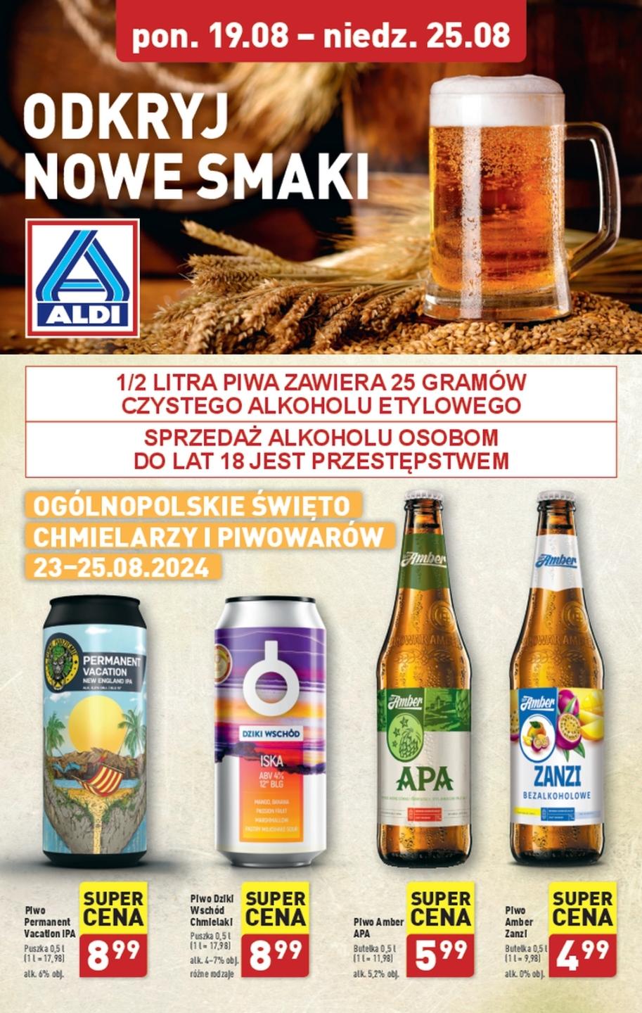 Gazetka promocyjna ALDI do 25/08/2024 str.1