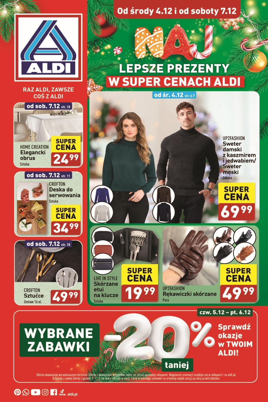 Gazetka promocyjna ALDI do 07/12/2024 str.1