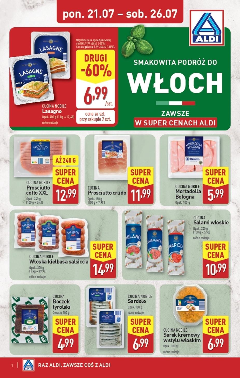 Gazetka promocyjna ALDI do 26/07/2025 str.1
