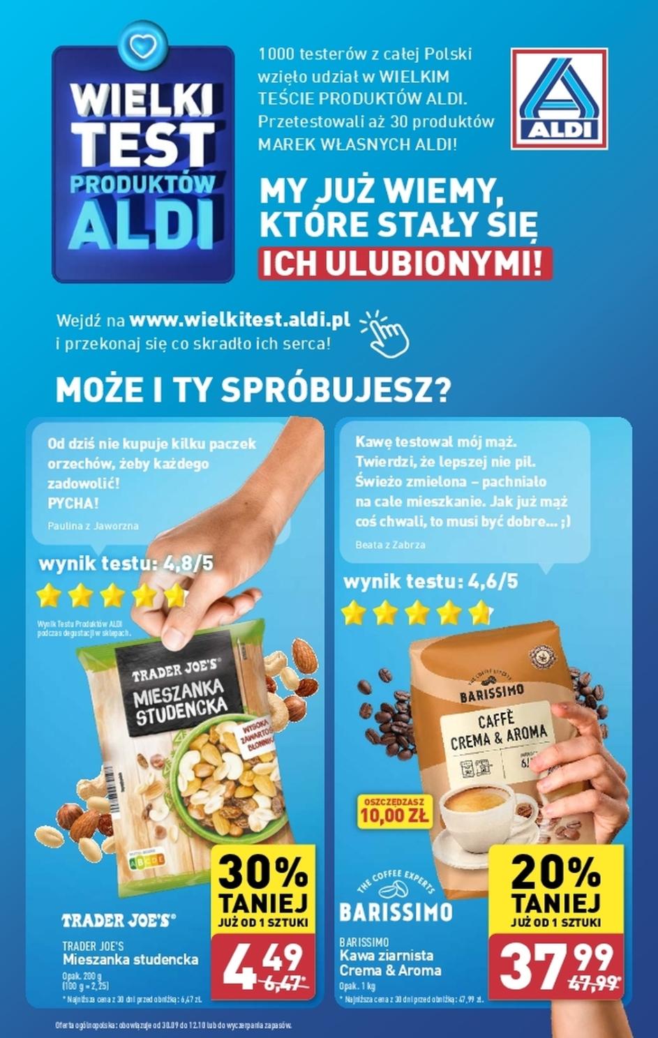 Gazetka promocyjna ALDI do 05/10/2024 str.1