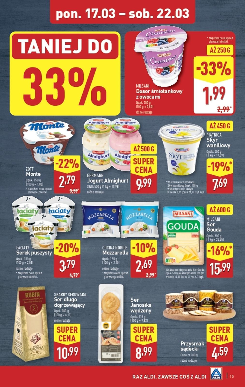 Gazetka promocyjna ALDI do 22/03/2025 str.15