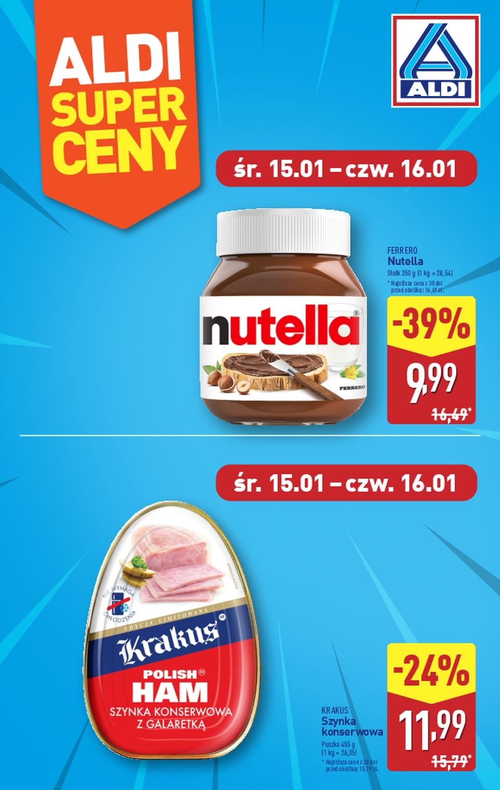 Gazetka promocyjna ALDI do 16/01/2025 str.1