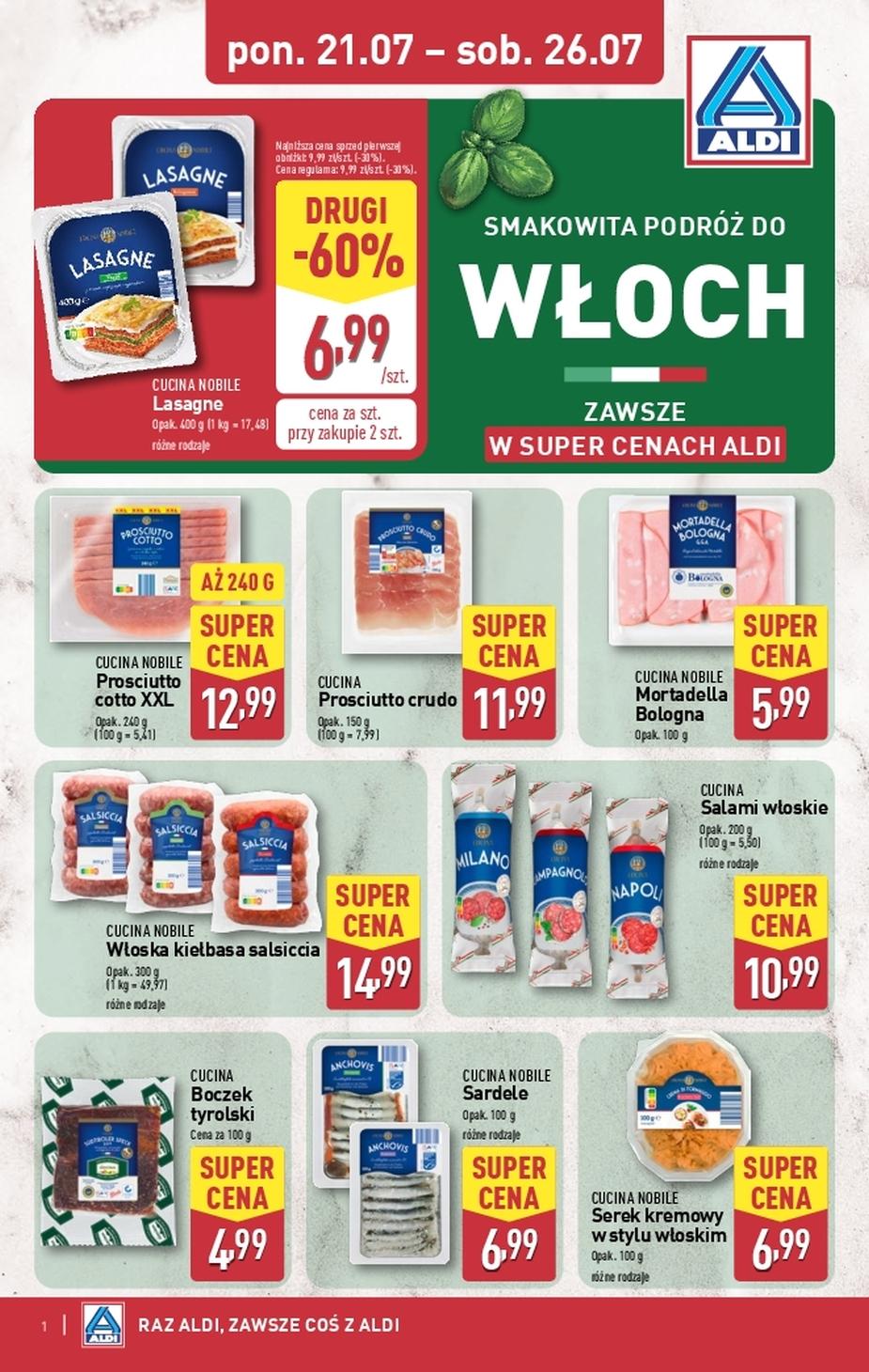 Gazetka promocyjna ALDI do 26/07/2025 str.1