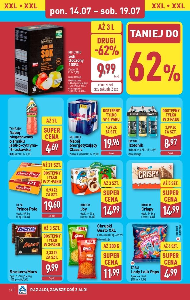 Gazetka promocyjna ALDI do 19/07/2025 str.14