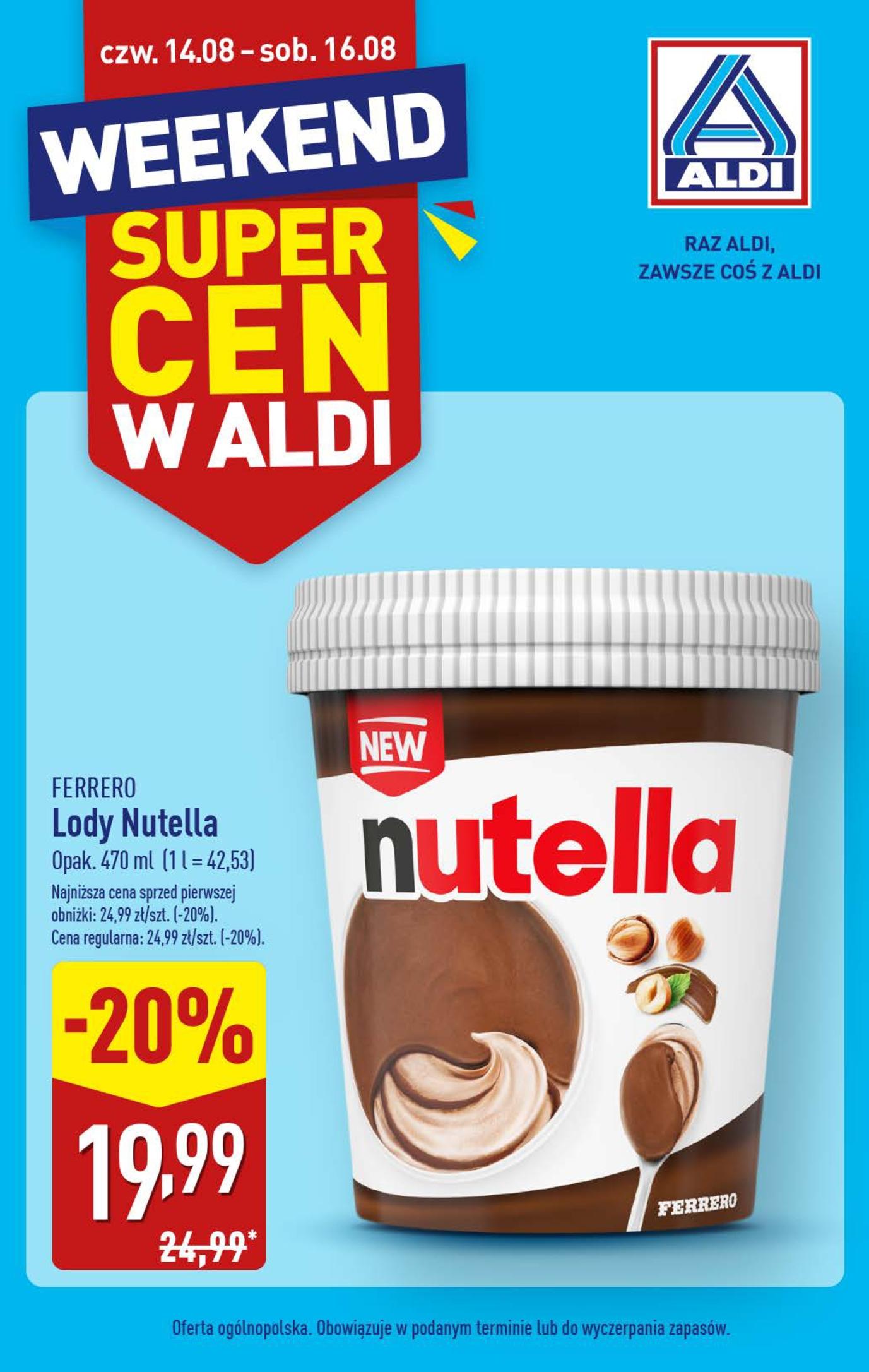 Gazetka promocyjna ALDI do 16/08/2025 str.1