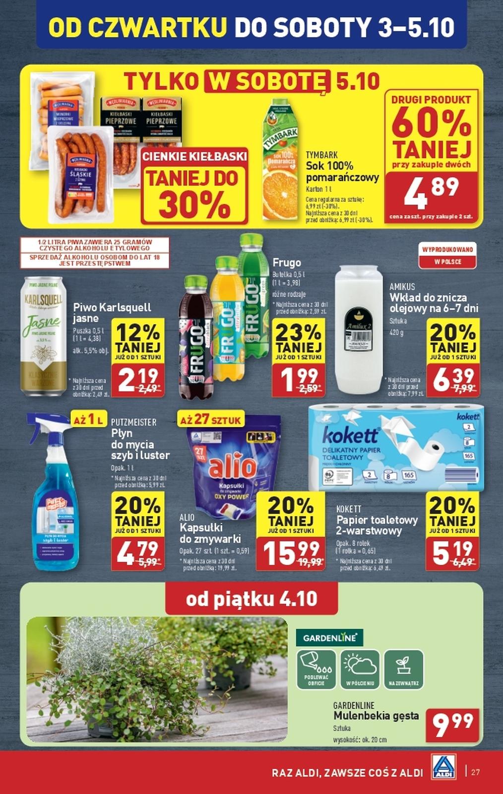 Gazetka promocyjna ALDI do 05/10/2024 str.27