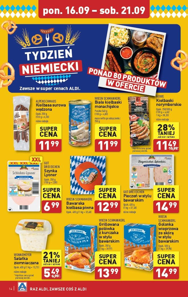 Gazetka promocyjna ALDI do 21/09/2024 str.14