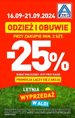 Aldi buty i odzież