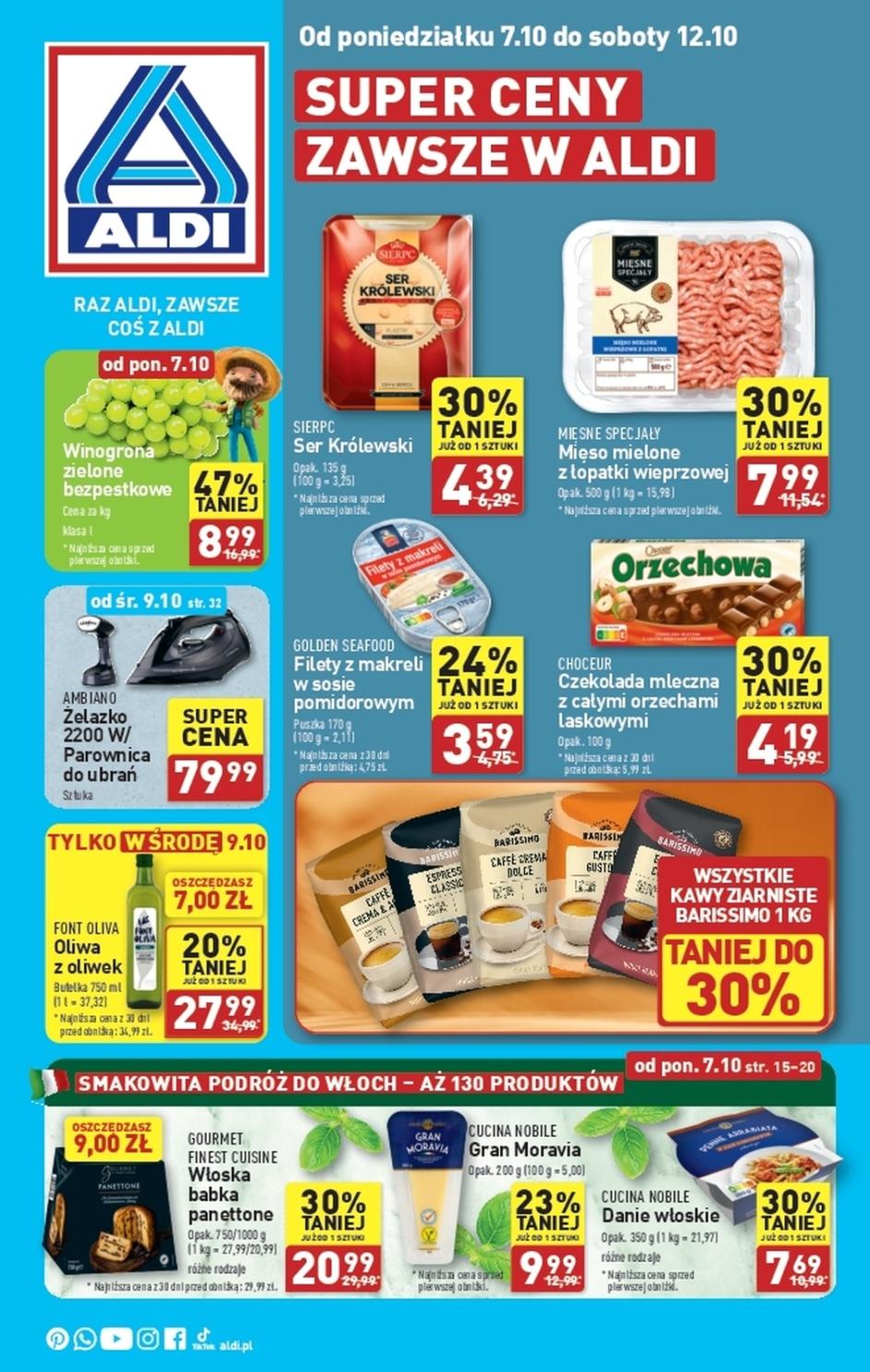 Gazetka promocyjna ALDI do 12/10/2024 str.1