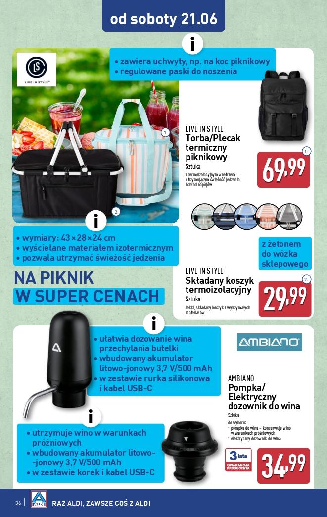 Gazetka promocyjna ALDI do 21/06/2025 str.36