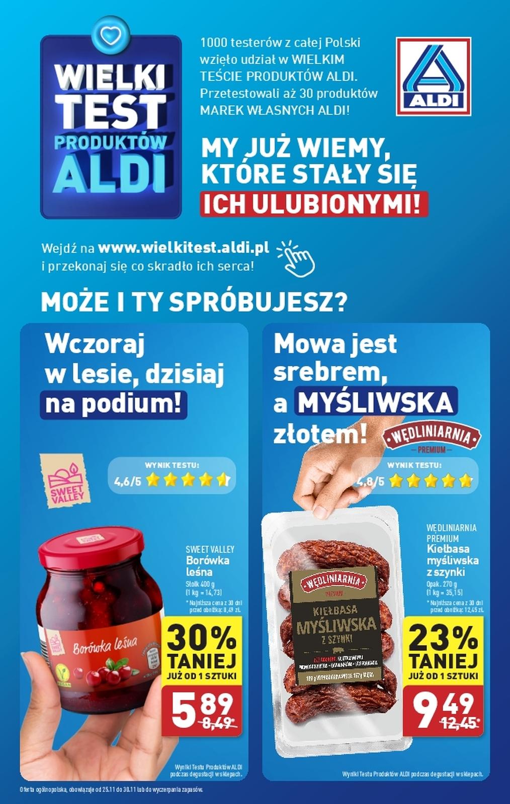 Gazetka promocyjna ALDI do 30/11/2024 str.1