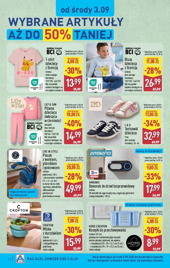 Gazetka promocyjna ALDI do 06/09/2025 str.22