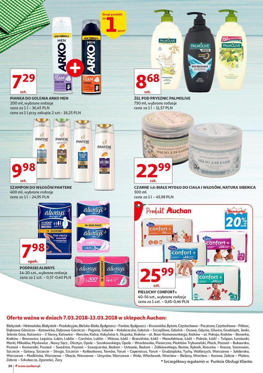 Gazetka promocyjna Auchan do 13/03/2018 str.20