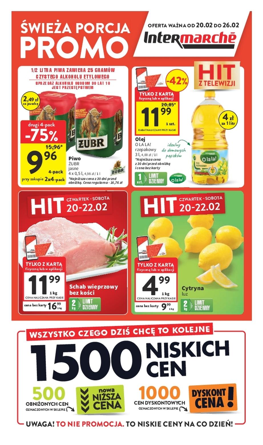 Gazetka promocyjna Intermarche do 26/02/2025 str.1