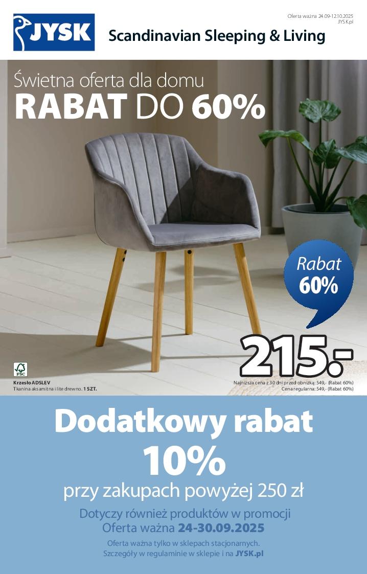 Gazetka promocyjna Jysk do 12/10/2025 str.1