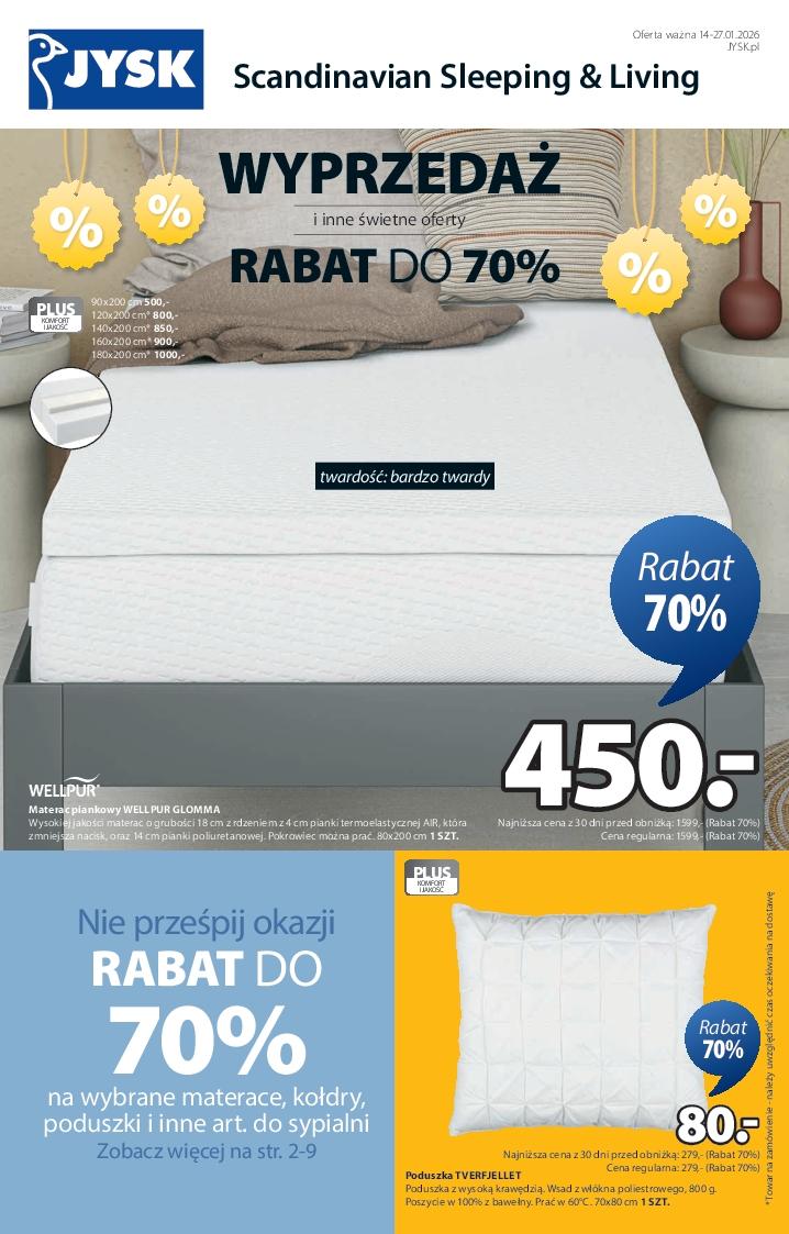 Gazetka promocyjna Jysk do 27/01/2026 str.1