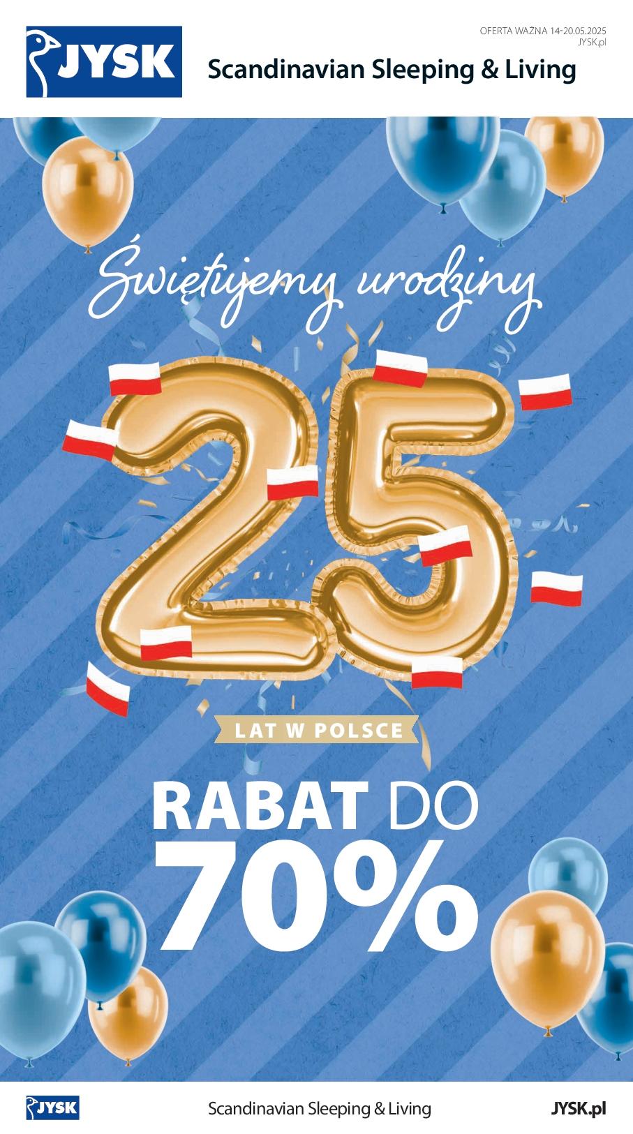 Gazetka promocyjna Jysk do 20/05/2025 str.1