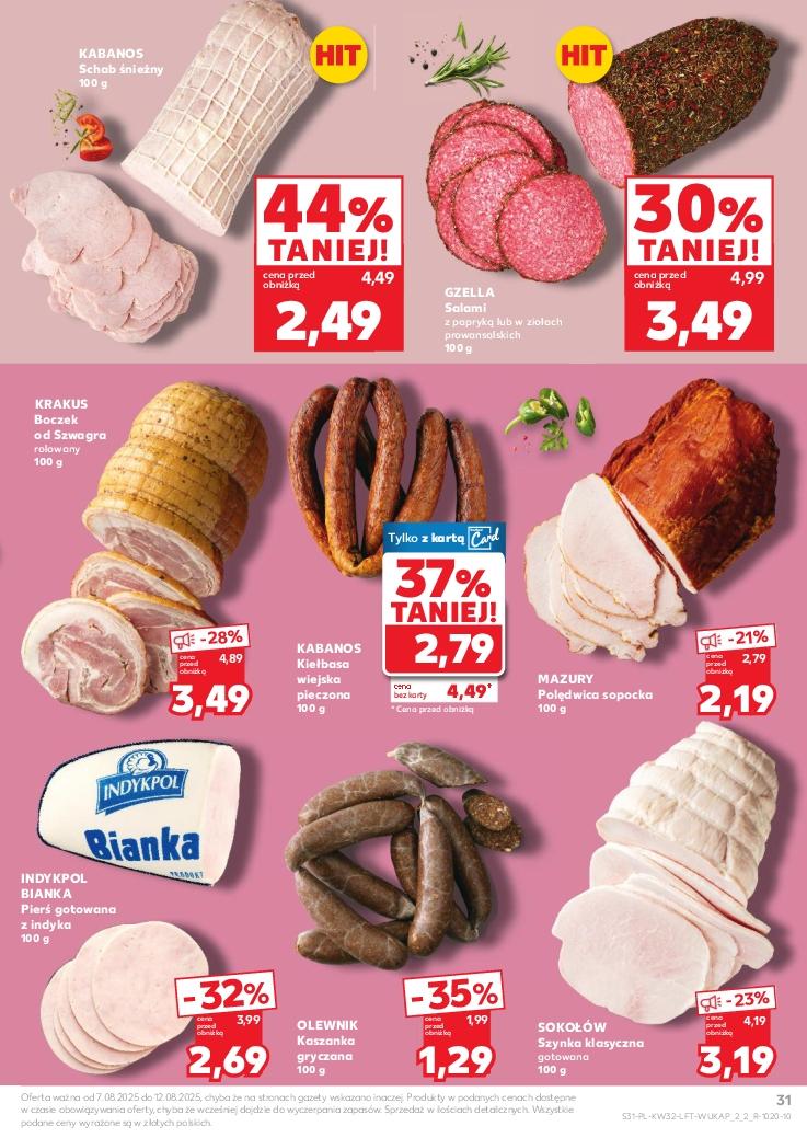 Gazetka promocyjna Kaufland do 12/08/2025 str.31