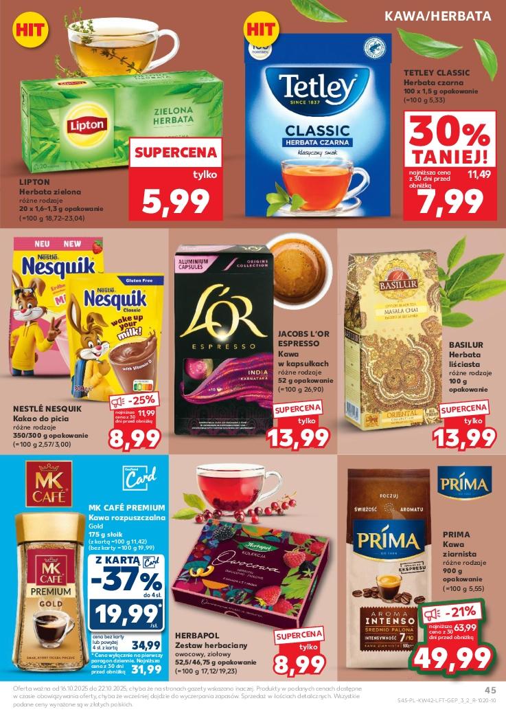 Gazetka promocyjna Kaufland do 22/10/2025 str.45