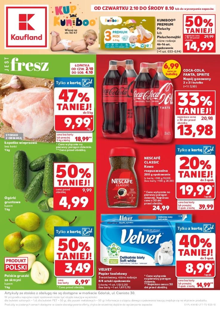 Gazetka promocyjna Kaufland do 08/10/2025 str.1