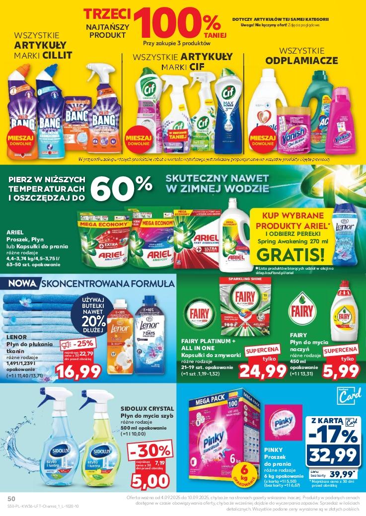 Gazetka promocyjna Kaufland do 10/09/2025 str.50