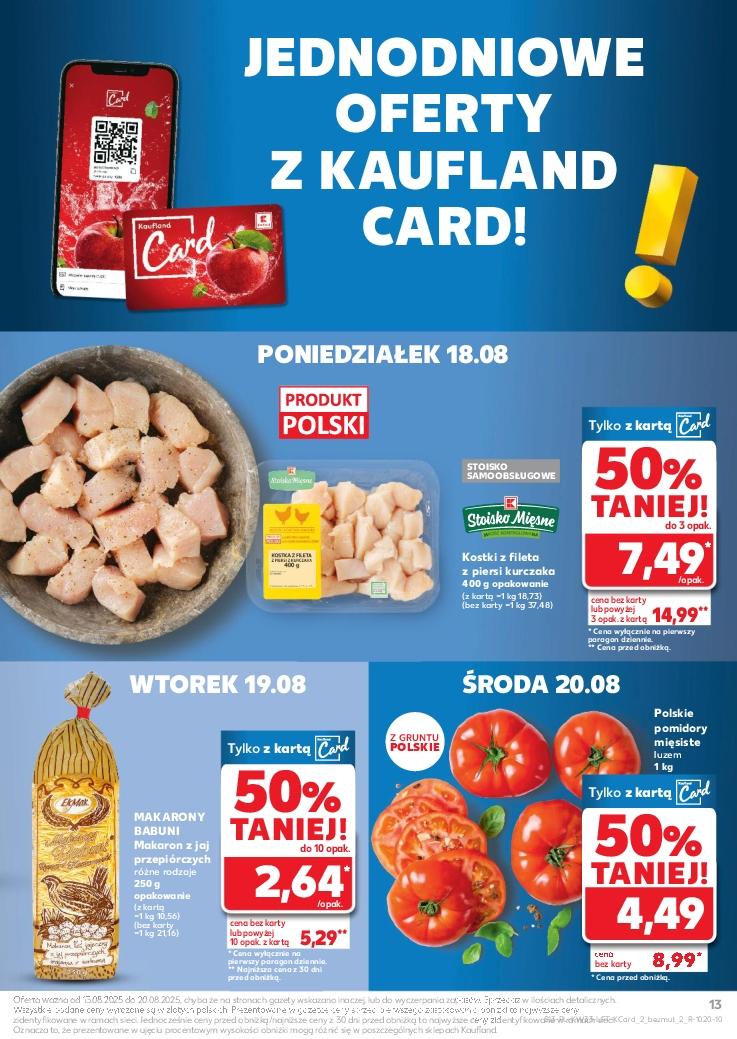 Gazetka promocyjna Kaufland do 20/08/2025 str.13