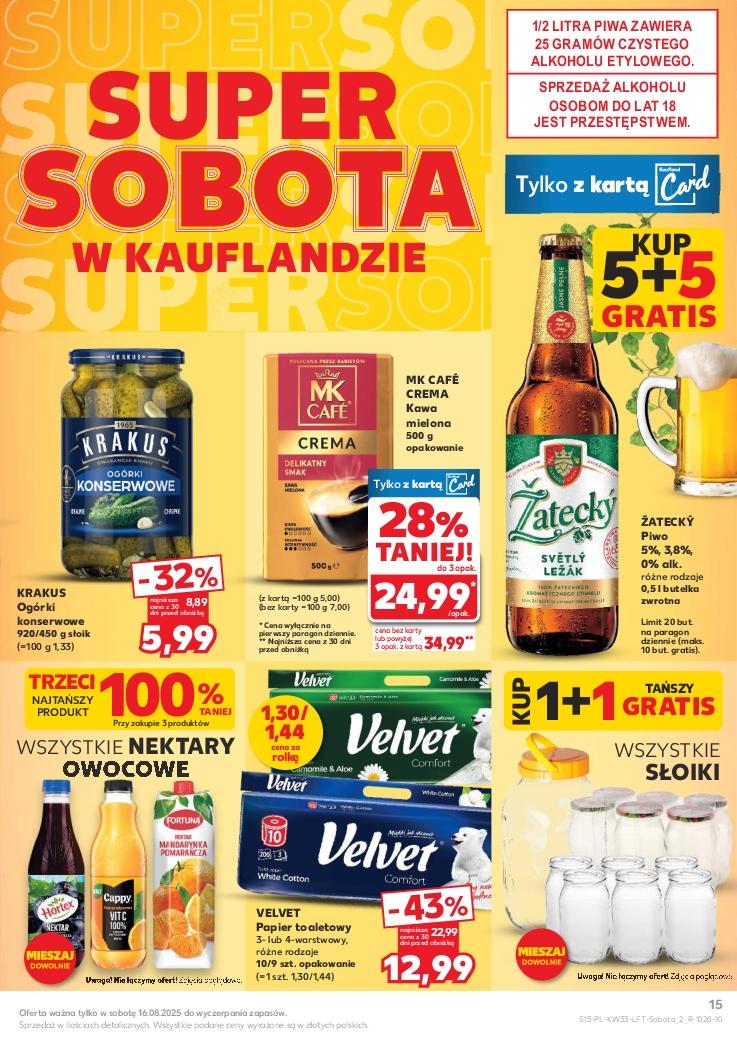 Gazetka promocyjna Kaufland do 20/08/2025 str.15