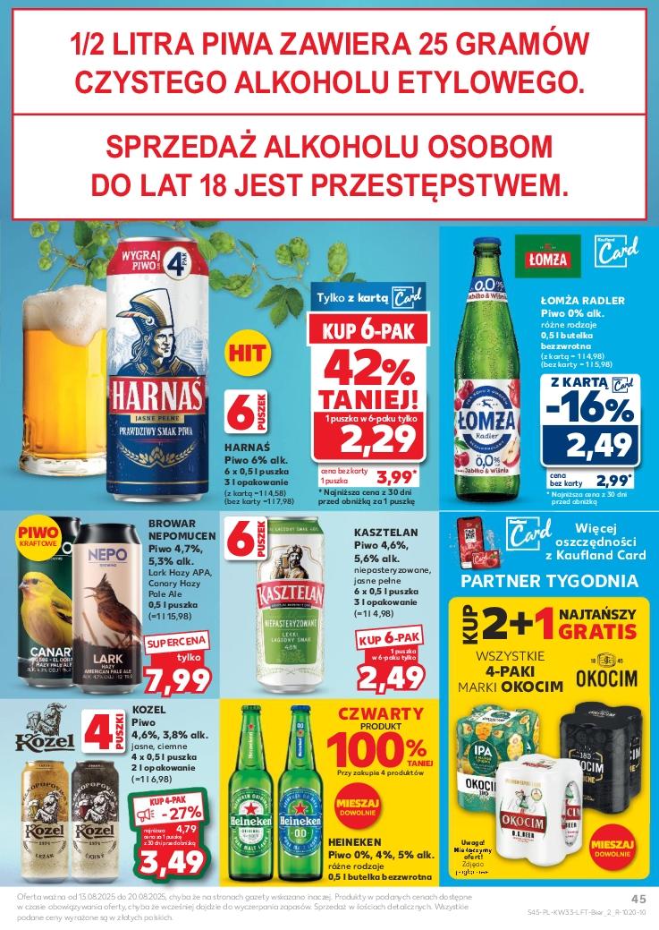 Gazetka promocyjna Kaufland do 20/08/2025 str.45