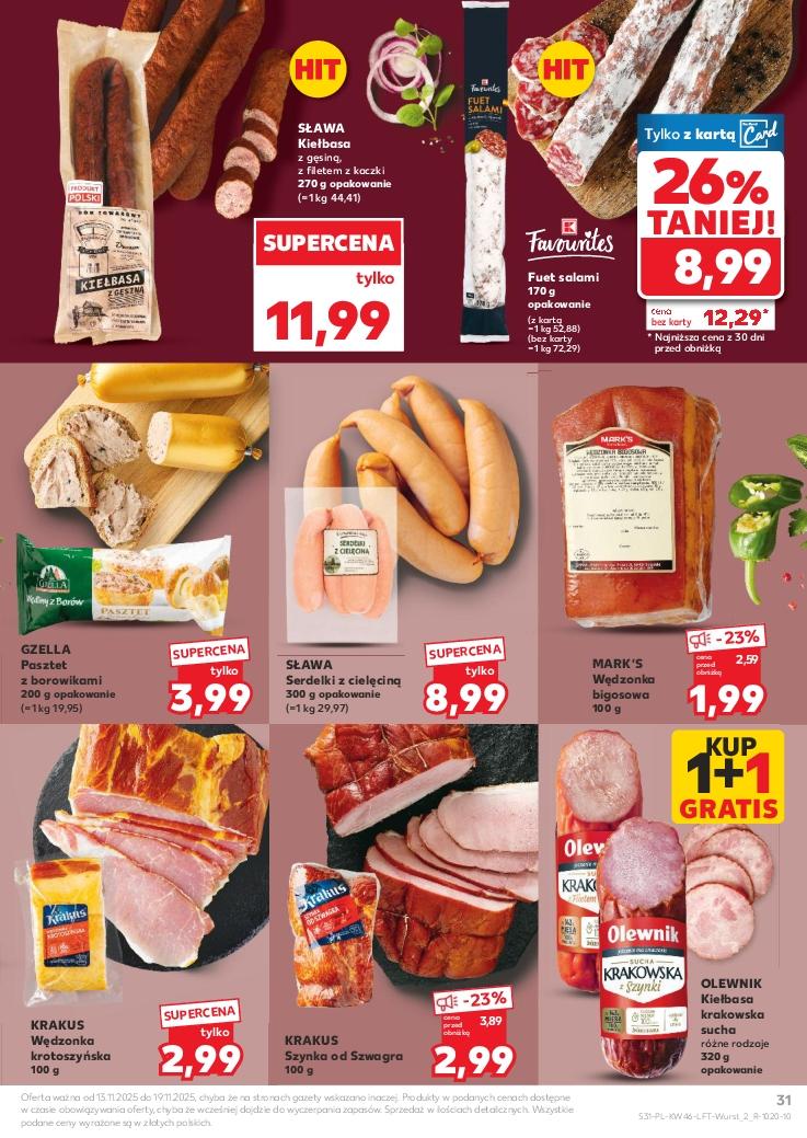 Gazetka promocyjna Kaufland do 19/11/2025 str.31