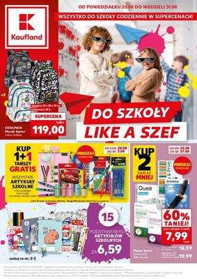 Kaufland powrót do szkoły 