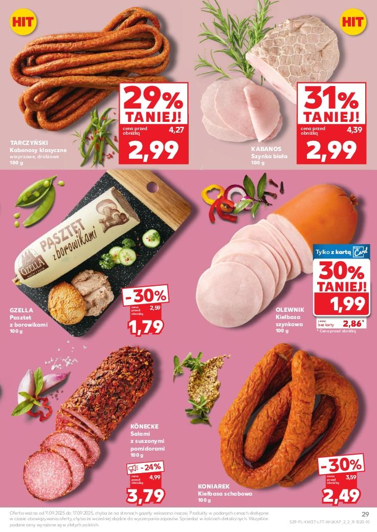 Gazetka promocyjna Kaufland do 17/09/2025 str.29