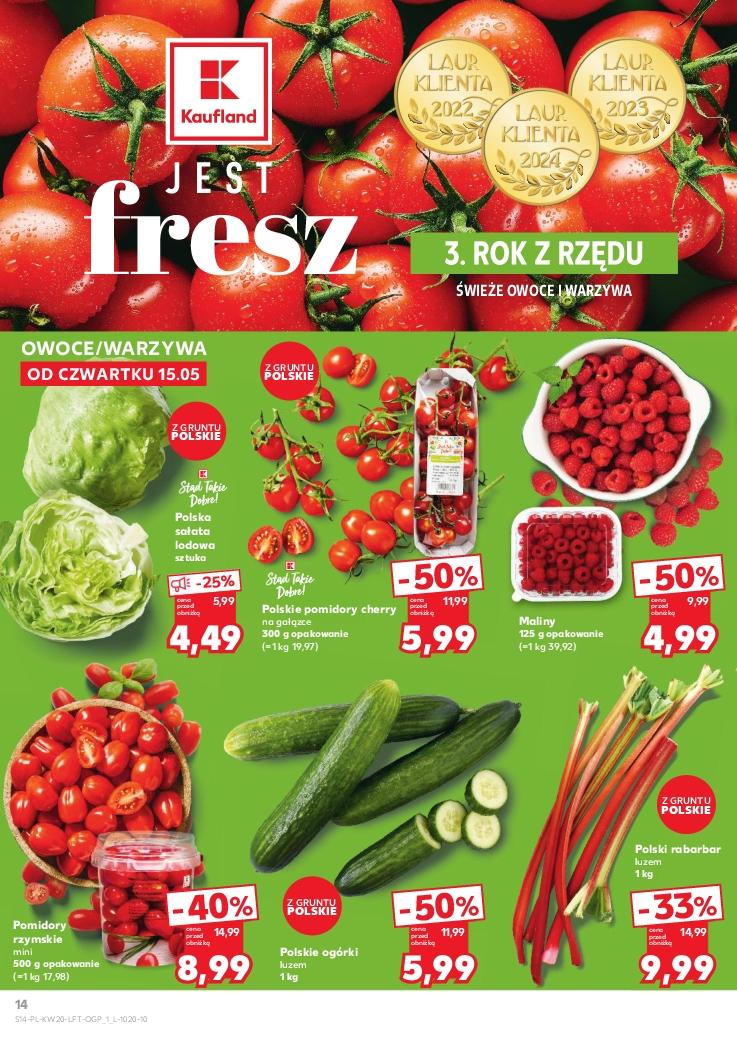 Gazetka promocyjna Kaufland do 21/05/2025 str.14