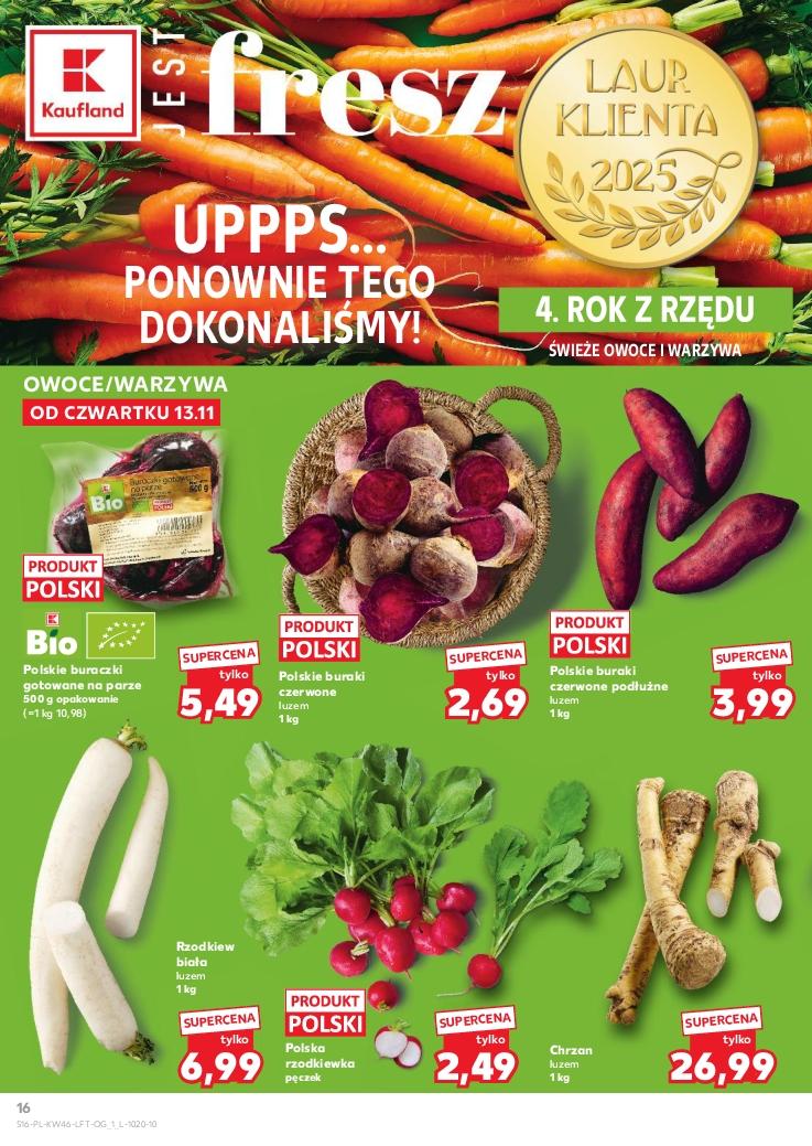 Gazetka promocyjna Kaufland do 19/11/2025 str.16