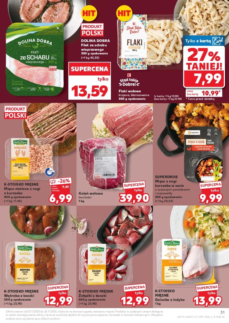Gazetka promocyjna Kaufland do 26/11/2025 str.31