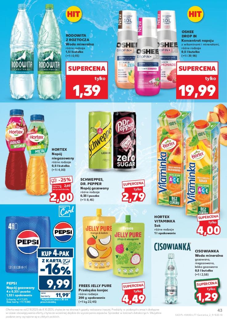 Gazetka promocyjna Kaufland do 08/10/2025 str.43