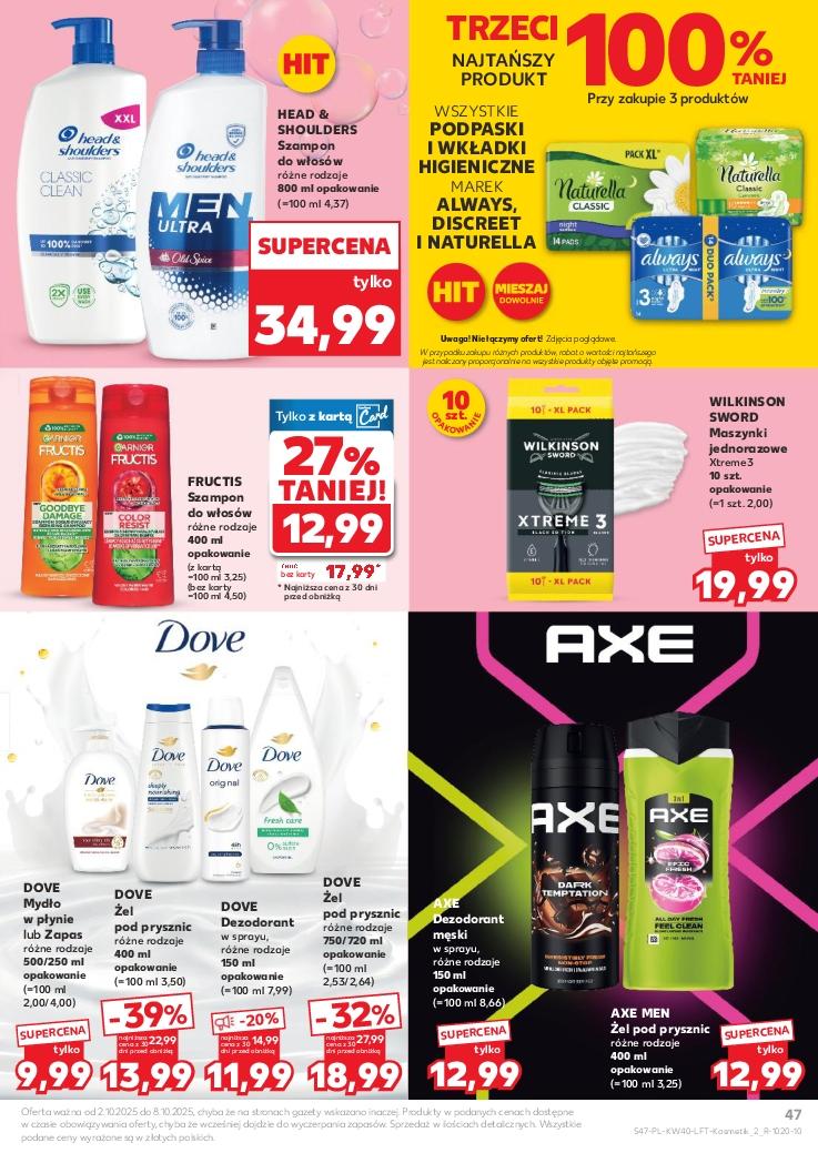 Gazetka promocyjna Kaufland do 08/10/2025 str.47
