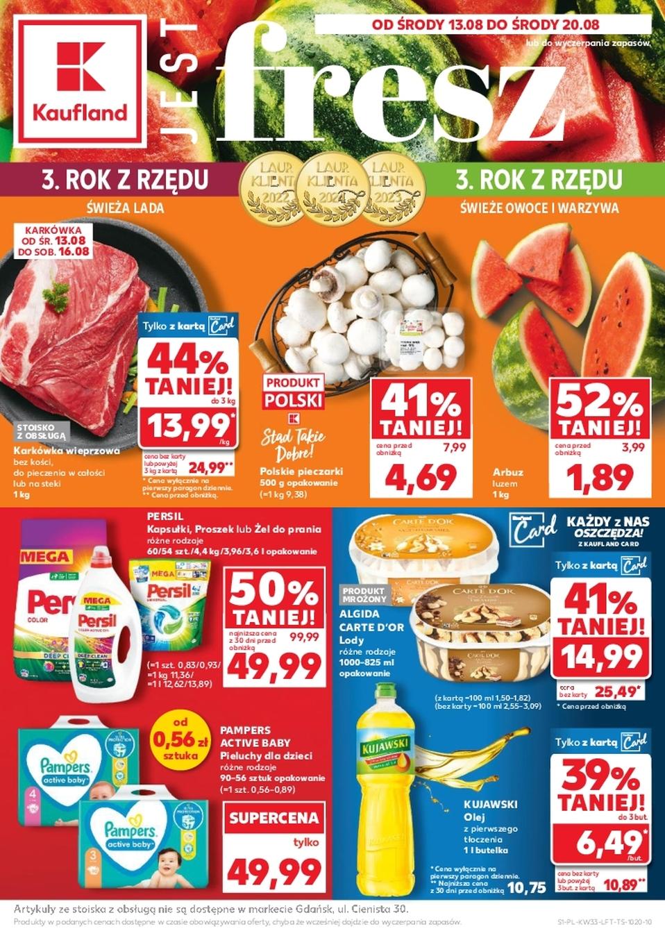 Gazetka promocyjna Kaufland do 20/08/2025 str.1